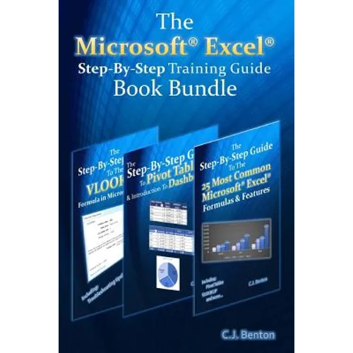 The Microsoft Excel Step-By-Step Training Guide Book Bundle - Paperback