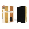 KJV, Amplified, Parallel Bible, Large Print, Bonded Leather, Black, Red Letter Edition: Two Bible Versions Together for Study and Comparison - Bonded Leather