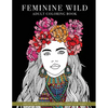 Feminine Wild: adult coloring book - Paperback