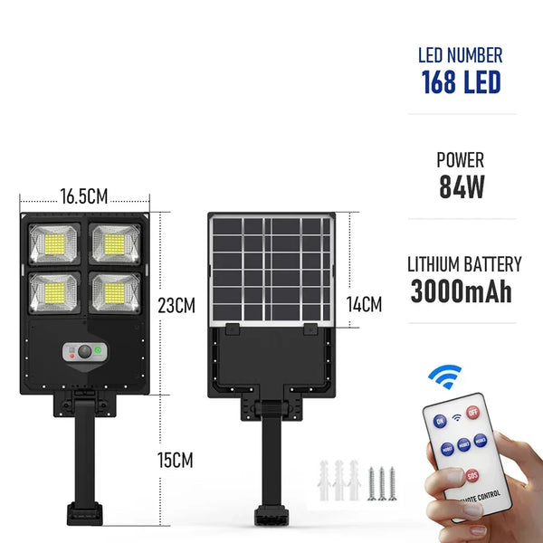 Solar Panel Lamps Waterproof Motion Sensor