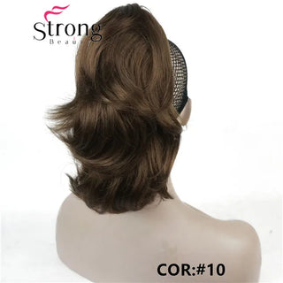 Buy 10-lt-brown Clip in Claw Ponytail Hair Extension