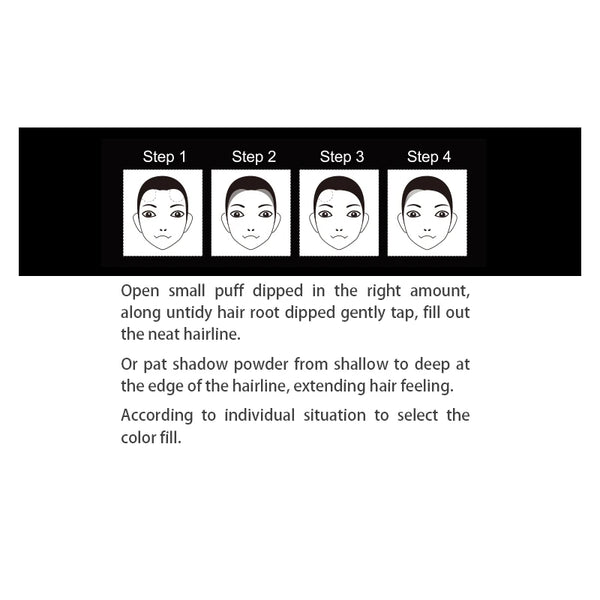 Neat Symmetry Hairline With Mirror Puff Fibers