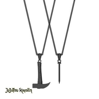 Buy black Jujutsu Kaisen™ Nobara's Hammer &amp; Nail Necklace