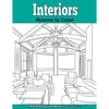 Interiors: Rooms to Color: An Adult Coloring Book - Paperback