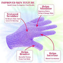 Five Fingers Bath Gloves