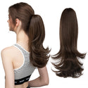 Synthetic Claw Clip in Ponytail Hair Extensions Hairpiece 14"