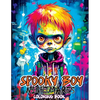 Nightmares Spooky Boys: A Coloring Book with Adventure Through Enigmatic Cities, Full of Darkness and Intrigue - Paperback