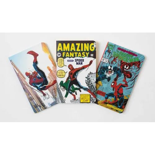 Marvel: Spider-Man Through the Ages Pocket Notebook Collection (Set of 3) - Paperback