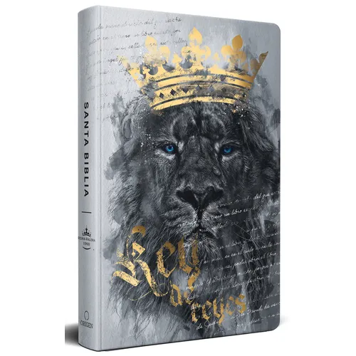 Biblia Rvr60 Letra Grande Tamaño Manual, Tapa Dura León Rey de Reyes / Spanish Bible Rvr60 Handy Size Large Print Hardcover Lion King of Kings - Hardcover