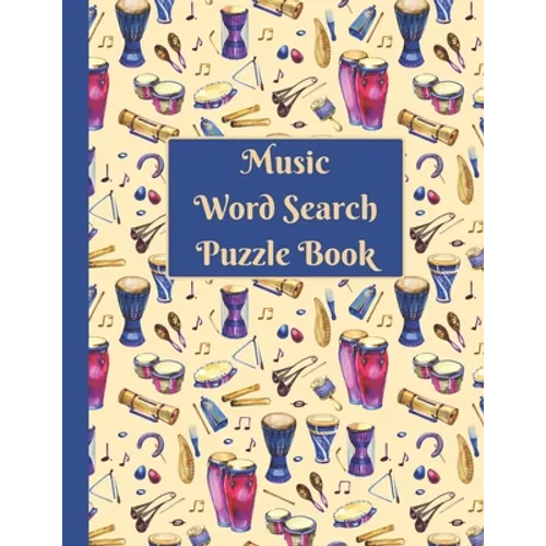 Music Word Search: Puzzle activity book for musically inclined adults and kids - Paperback