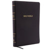 KJV, Reference Bible, Giant Print, Bonded Leather, Black, Indexed, Red Letter Edition - Bonded Leather