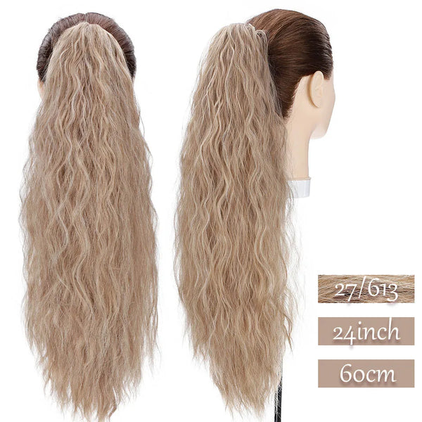 Synthetic Long Wavy Fake Ponytail Extension