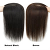 Soft Real Human Hairpiece Blonde Color Women Hair Toppers