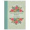 The 3-Minute Devotions for Women KJV Bible [Mint Bouquet] - Hardcover