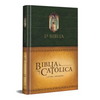 La Biblia Católica: Tamaño Grande, Edición Letra Grande. Tapa Dura, Verde, Con Virgen - Hardcover