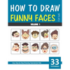 How to Draw Funny Faces for Kids - Volume 1 - Paperback