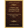 A History And Genealogy Of The Davenport Family: In England And America, From A.D. 1086 To 1850 (1851) - Paperback