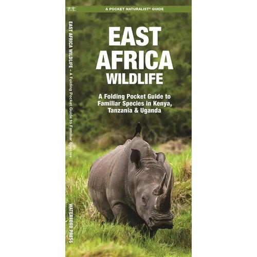 East Africa Wildlife: A Folding Pocket Guide to Familiar Species in Kenya, Tanzania & Uganda - Paperback