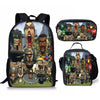 New 3PC-SET Skibidi Toilet Man Backpack Custom Game Peripheral Schoolbags For Primary Secondary School Teenage