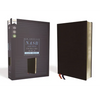 Nasb, Thinline Bible, Giant Print, Bonded Leather, Black, Red Letter Edition, 1995 Text, Comfort Print - Bonded Leather