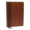 KJV Holy Bible: Large Print Verse-By-Verse with Cross References, Brown Leathersoft, Comfort Print: King James Version (MacLaren Series) - Imitation Leather