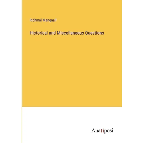 Historical and Miscellaneous Questions - Paperback