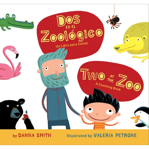 Two at the Zoo/DOS En El Zoologico: Bilingual English-Spanish - Board Book