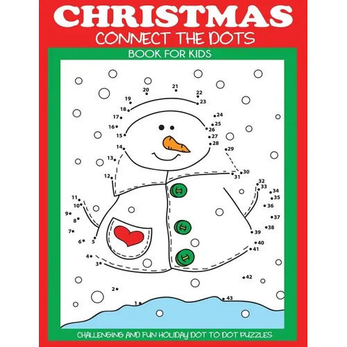 Christmas Connect the Dots Book for Kids - Paperback
