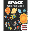 Space Coloring Book: coloring planets, astronauts, Rockets and space ships, meanwhile learning facts about space ( a fun way to learn and h - Paperback