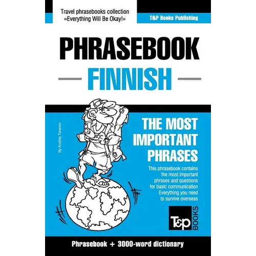 English-Finnish phrasebook and 3000-word topical vocabulary - Paperback