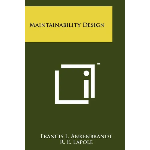 Maintainability Design - Paperback