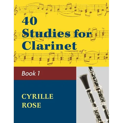 40 Studies for Clarinet, Book 1 - Paperback