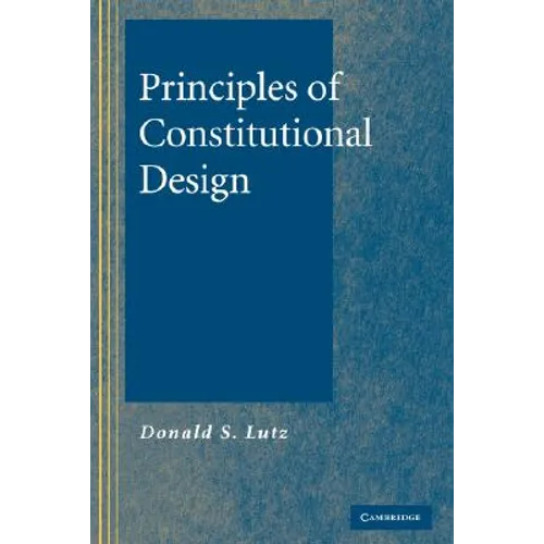 Principles of Constitutional Design - Paperback