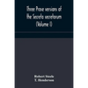 Three Prose Versions Of The Secreta Secretorum (Volume I) - Paperback