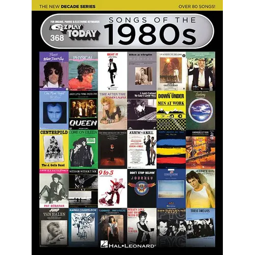 Songs of the 1980s - The New Decade Series: E-Z Play Today Songbook Volume 368 - Paperback