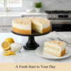 Andy Anand Sugar-Free Coconut Lemon Cake 2.8 Lb | Real Lemon Ganache & Shredded Coconut | Stevia Sweetened | Keto & Diabetic-Friendly | Freshly Baked to Order, Never Frozen