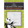 Disney Tim Burton's the Nightmare Before Christmas Word Search and Coloring Book - Paperback