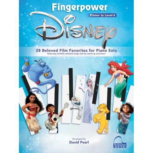 Fingerpower Disney: 28 Beloved Film Favorites for Piano Solo for Primer to Level 6 - Includes Illustrations from All the Movies! - Paperback