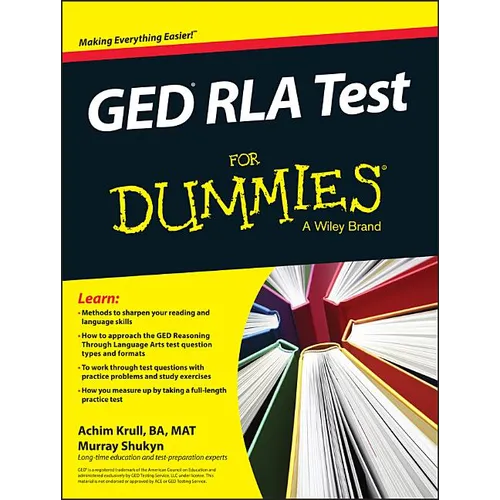 GED Rla for Dummies - Paperback