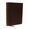 KJV, Journal the Word Bible, Bonded Leather, Brown, Red Letter Edition, Comfort Print: Reflect, Journal, or Create Art Next to Your Favorite Verses - Bonded Leather