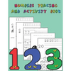 Number Tracing and Activity Book: Counting, Tracing, Writing, Reading, Matching Activities for Preschool through Kindergarten - Paperback