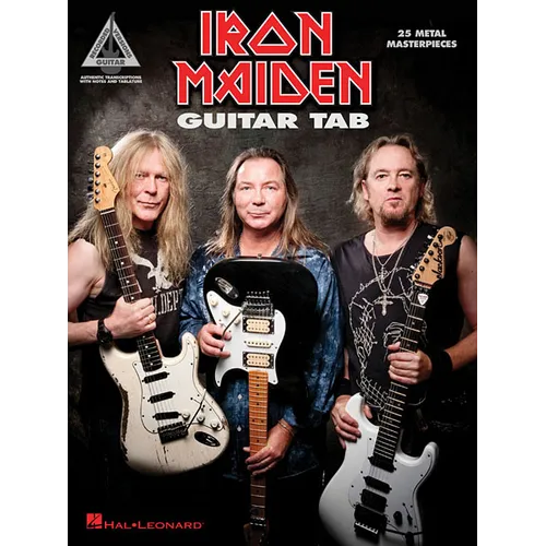 Iron Maiden Guitar Tab Guitar Recorded Versions Note-For-Note Guitar Tab 25 Songs Including the Trooper, Run to the Hills, Fear of the Dark and More H - Paperback