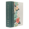 KJV, Journal the Word Bible, Large Print, Green Floral Cloth, Red Letter Edition: Reflect, Journal, or Create Art Next to Your Favorite Verses - Hardcover