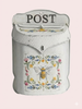 Vintage Farmhouse Wall-Mounted Post Box Mailbox Metal Letter Box Outdoor