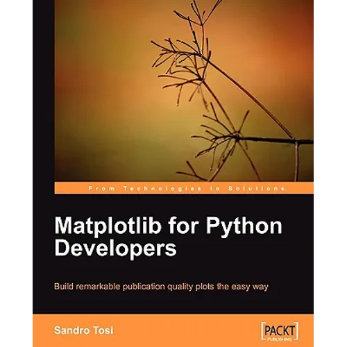Matplotlib for Python Developers - Paperback