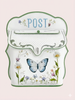 Vintage Farmhouse Wall-Mounted Post Box Mailbox Metal Letter Box Outdoor