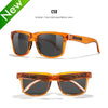 Classic polarized sunglasses for men and women ultra light driving glasses colorful real film sunglasses