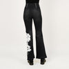 Placement Screen Print Leg Boot Cut