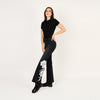 Placement Screen Print Leg Boot Cut