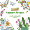 Pretty Simple Coloring: Nature Scenes: 45 Easy-To-Color Pages Inspired by the Beauty of Nature - Paperback